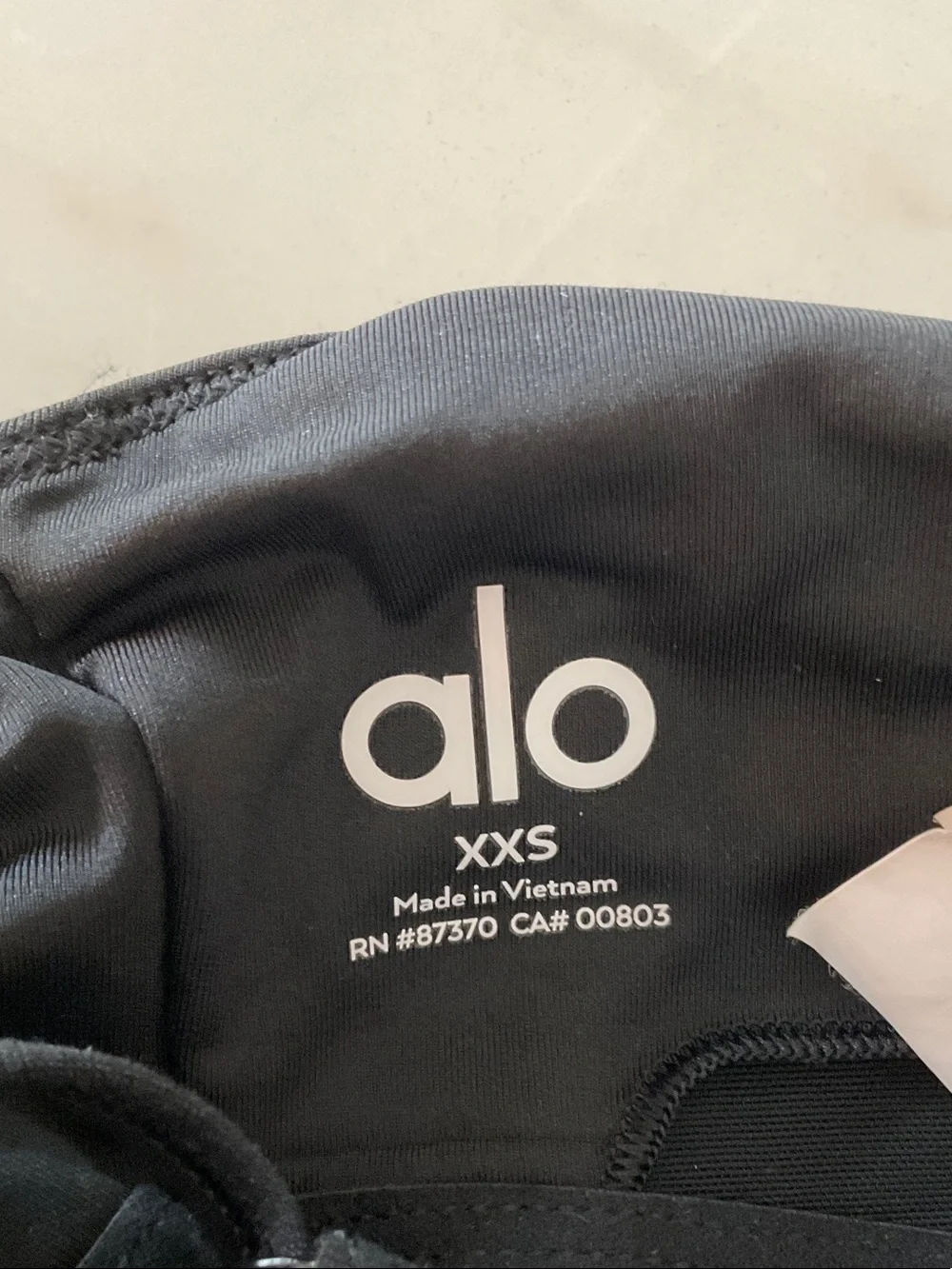 ALO Yoga Black Mini A-Line Spaghetti Strap Dress